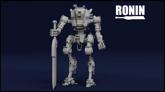 Ronin inspired by Titanfall 2 STL Files for 3D Printing
