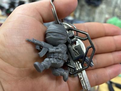 CS GO Terrorist Keychain Figure