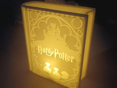 Harry Potter Book Lamp