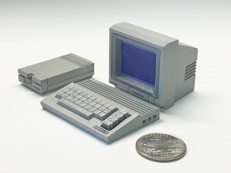 Mini Commore C-64c with 1084 Monitor