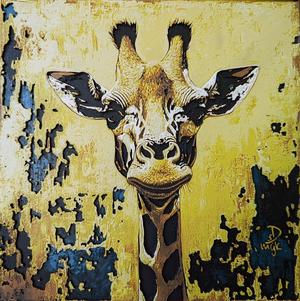 Geraldine the Giraffe – Hueforge Print