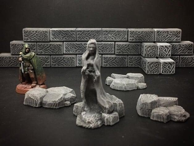 Delving Decor: Rocky Rubble (28mm/Heroic scale)