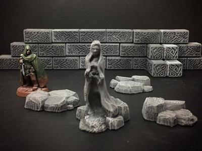 Delving Decor: Rocky Rubble (28mm/Heroic scale)