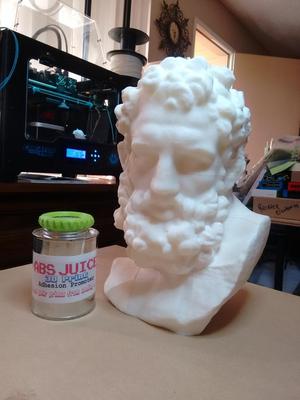 Marble Head of Herakles (near life-size)