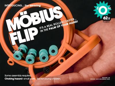 The Möbius Flip Handheld Roller Coaster