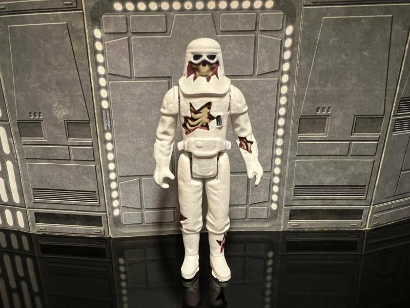 STAR WARS UNDEAD ZOMBIE HOTH SNOWTROOPER HALLOWEEN SPECIAL 2023, CUSTOM UNPRODUCED KENNER, HASBRO ACTION FIGURE, 3.75", 1/18, 5POA