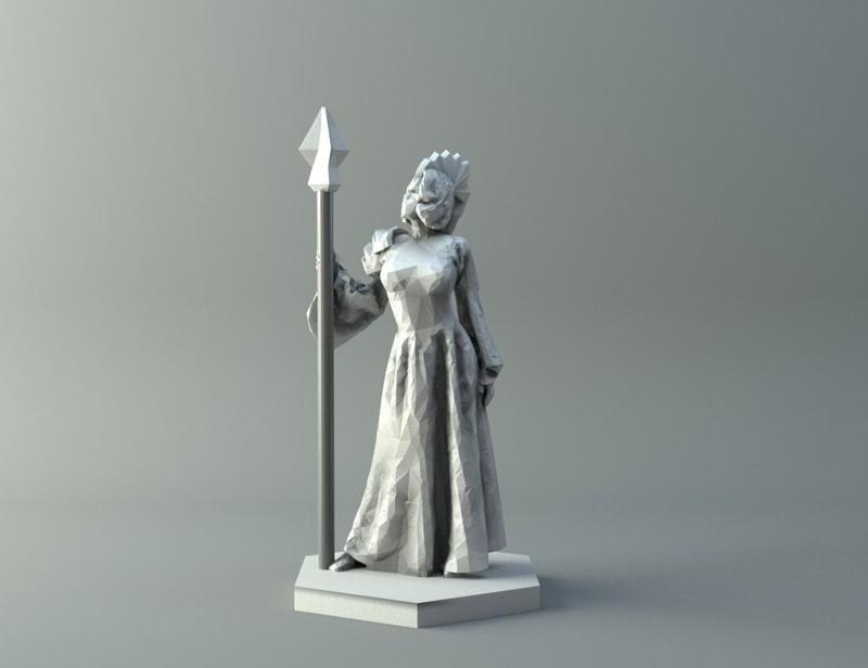 Naga witch - D&D miniature