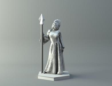 Naga witch - D&D miniature
