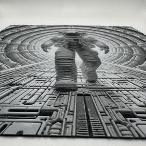 HueForge – Wall Art – “Space Bound”