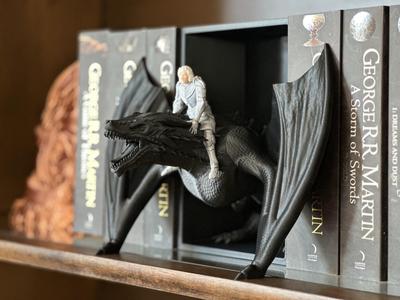 Dragon Rider Book Nook (Male, Female, and Solo Dragon Variation)