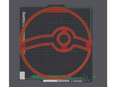 Minimalist Pokemon Pokeball Neon Sign