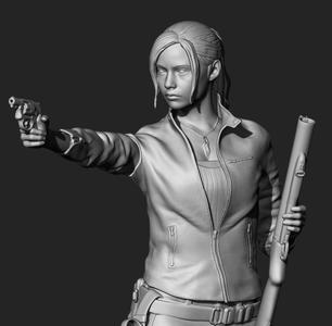 Claire Redfield Resident Evil 2 Remake Statue