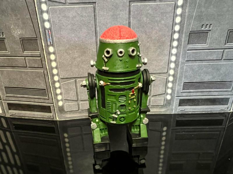STAR WARS VINTAGE R5-D4 FRANKENSTEIN COSTUME FR-NK HALLOWEEN SPECIAL, CUSTOM UNPRODUCED KENNER, HASBRO ACTION FIGURE, 3.75″, 1/18, 5POA