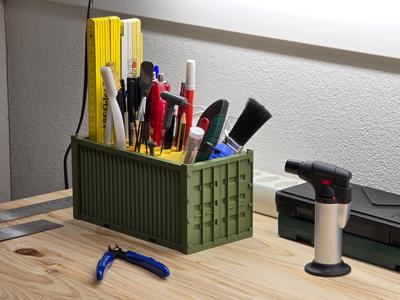 Naval Container Desk Holder_long version
