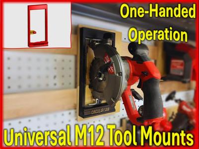 Milwaukee M12 Circular Saw Wall Mount