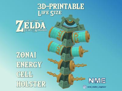 Zonai Energy Cell Holster – Zelda Tears of the Kingdom –