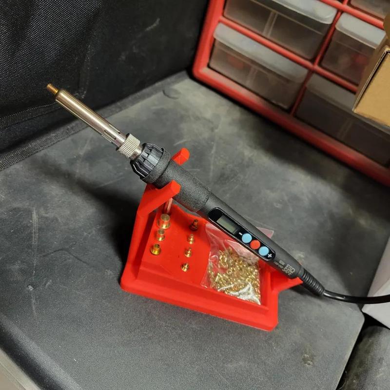 Heat Set Insert Soldering Iron Stand   