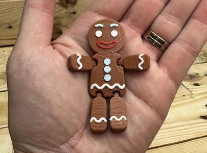 Mini Flexi Gingerbread Person