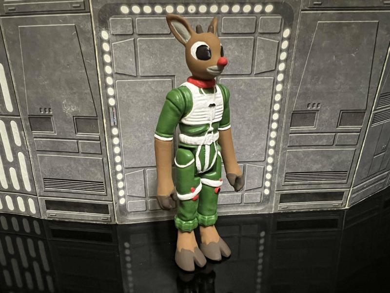STAR WARS ADVENT CALENDAR 2023 DAY #11 RUDOLPH THE RED NOSE BOUNTY HUNTER ACTION FIGURE, 3.75", 1/18 KENNER, HASBRO