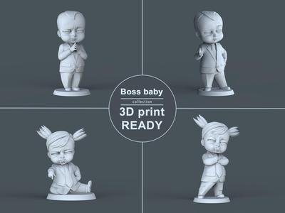 Boss Baby 3D print ready 3D Model Collection