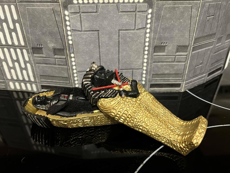 STAR WARS PHAROAH VADER HALLOWEEN SPECIAL 2023, CUSTOM UNPRODUCED KENNER, HASBRO ACTION FIGURE, 3.75", 1/18, 5POA