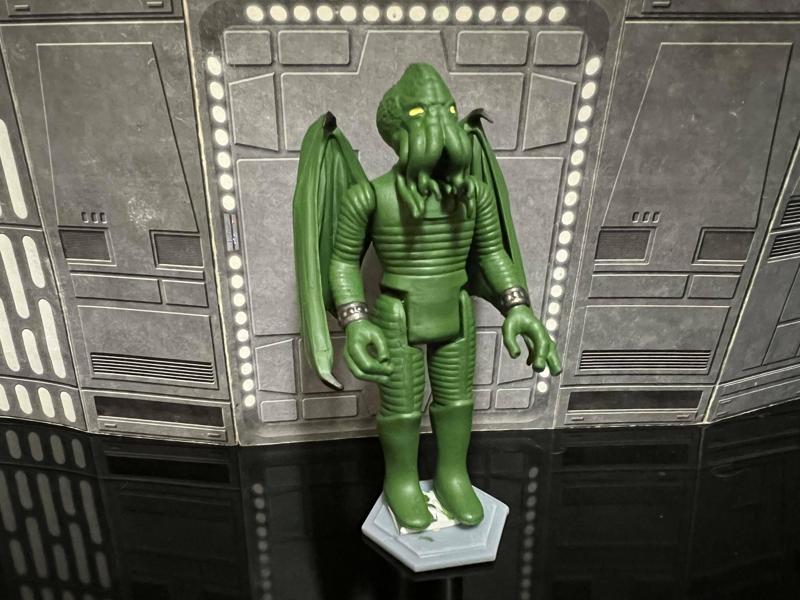 STAR WARS HP LOVECRAFT CTHULHU GREEDO CUSTOM UNPRODUCED KENNER, HASBRO ACTION FIGURE, 3.75", 1/18, 5POA