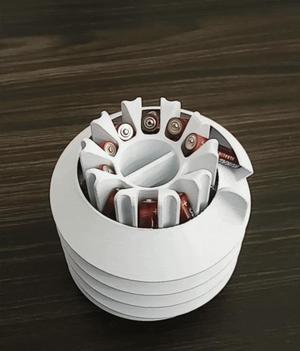 Helical High-Capacity AAA Battery Magazine