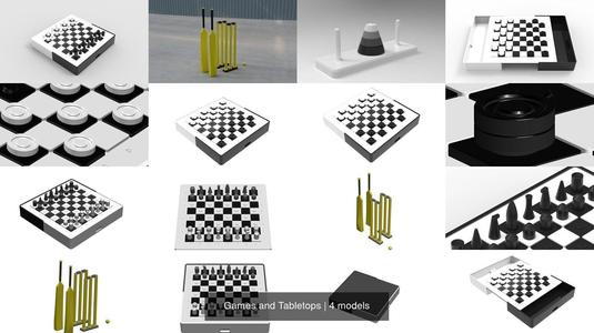 Games and Tabletops 3D Model Collection