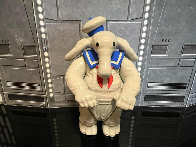 STAR WARS VINTAGE MAX REBO STAY PUFT MARSHMALLOW MAN, GHOSTBUSTERS COSTUME HALLOWEEN SPECIAL, CUSTOM UNPRODUCED KENNER, HASBRO ACTION FIGURE, 3.75″, 1/18, 5POA