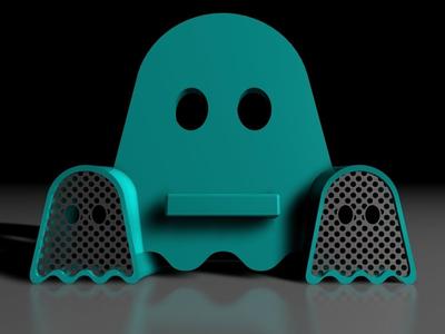#GhostlyVinyl – Phone amplifying dock – updated