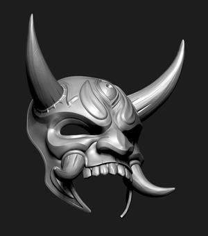 Japanese Hannya Oni Mask Samurai Mask Demon Onimusha Mask