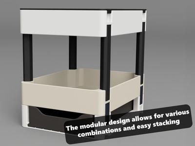 Versatile Stackable Storage Box System