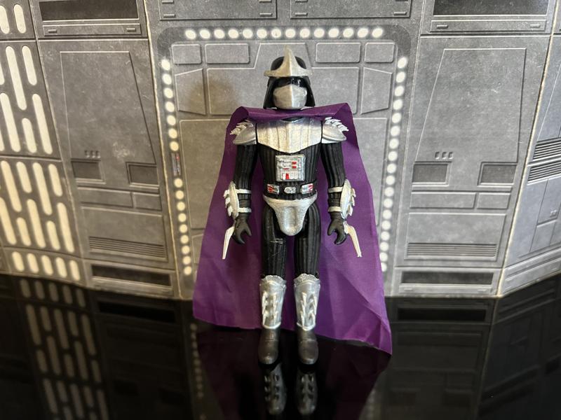 STAR WARS TMNT DARTH SHREDDER MASHUP, VINTAGE CUSTOM KENNER STYLE ACTION FIGURE, 3.75", 1/18