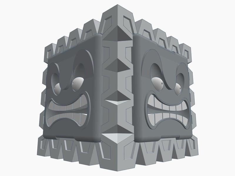 Thwomp container (Super Mario)
