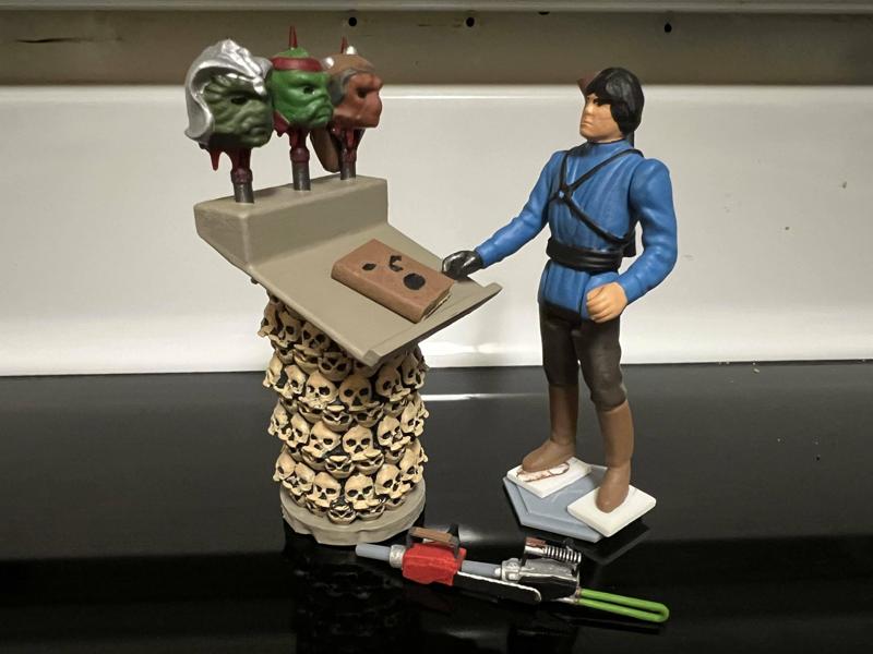 STAR WARS LUKASH, ARMY OF DARKNESS HALLOWEEN SPECIAL 2023, CUSTOM UNPRODUCED KENNER, HASBRO ACTION FIGURE, 3.75", 1/18, 5POA