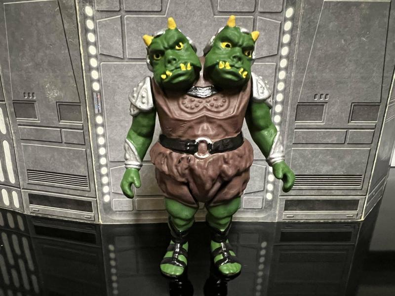 STAR WARS SIAMESE TWIN GAMORREAN GUARD HALLOWEEN SPECIAL 2023, CUSTOM UNPRODUCED KENNER, HASBRO ACTION FIGURE, 3.75″, 1/18, 5POA