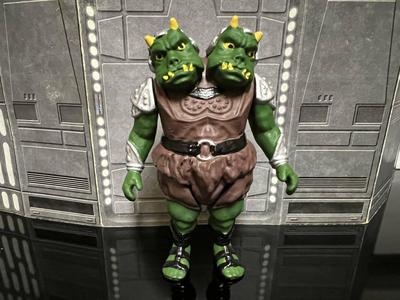 STAR WARS SIAMESE TWIN GAMORREAN GUARD HALLOWEEN SPECIAL 2023, CUSTOM UNPRODUCED KENNER, HASBRO ACTION FIGURE, 3.75″, 1/18, 5POA