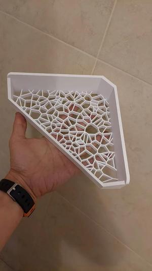 Corner shower shelf (fixed)