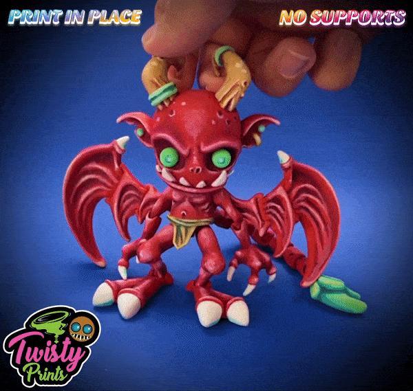 😈Articulated Imp😈-colored file included
