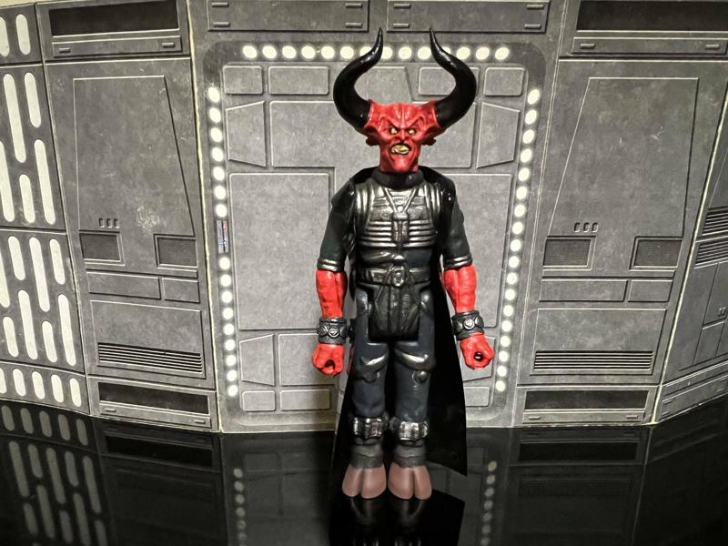 STAR WARS LORD OF BOSSKNESS, LEGEND, LORD OF DARKNESS HALLOWEEN SPECIAL 2023, CUSTOM UNPRODUCED KENNER, HASBRO ACTION FIGURE, 3.75", 1/18, 5POA