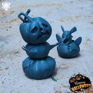 Halloween special Cute Articulated Pumpkin Monsters