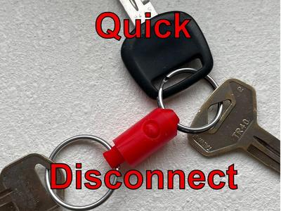 Fidget Keychain Quick Disconnect / Quick Release