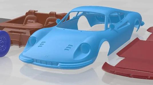 Ferrari Dino 246 GT 1969 Printable Car