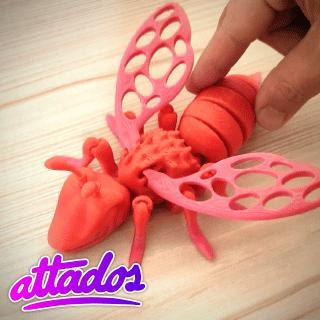 FLEXI PRINT-IN-PLACE BEE INSECT, FLEXI BEE