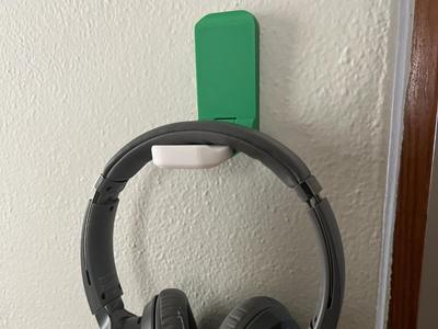 Headphone Stand / Holder [Hinged Print-in-Place]