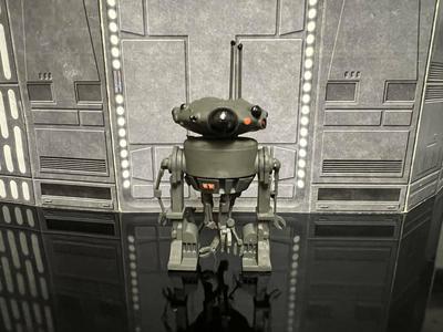 STAR WARS STYLE R2-D2 IMPERIAL PROBE DROID CUSTOM UNPRODUCED KENNER, HASBRO ACTION FIGURE, 3.75″, 1/18, 5POA