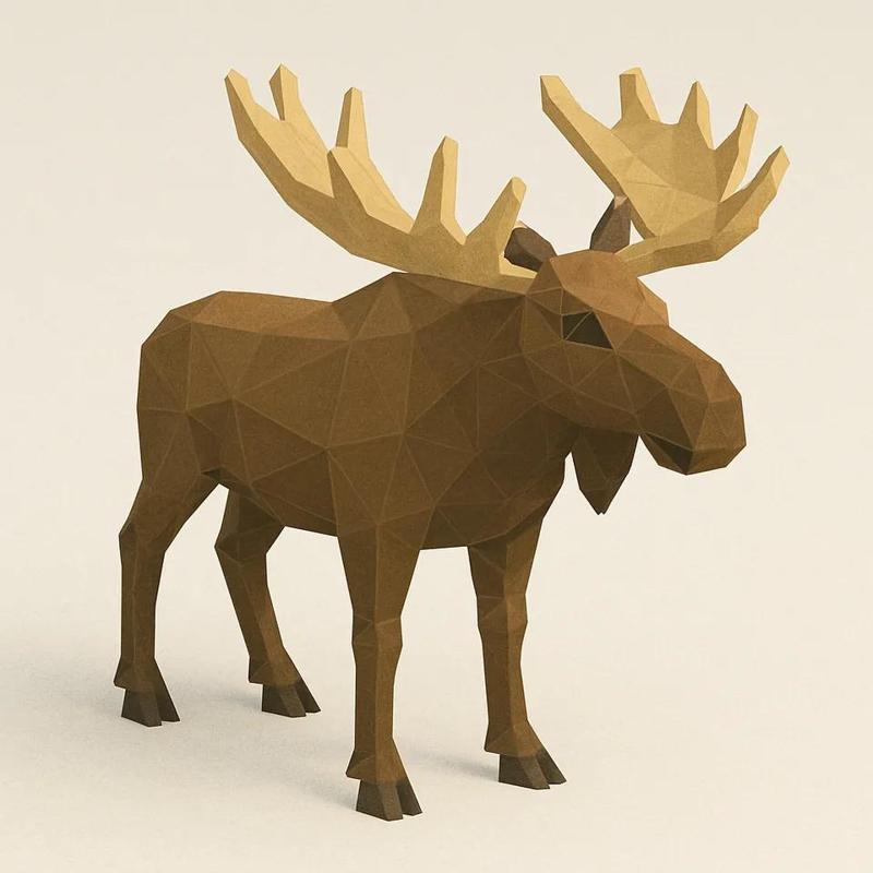 Alce Low Poly   