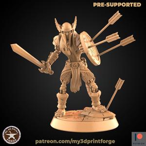 Undead Warrior in Defense