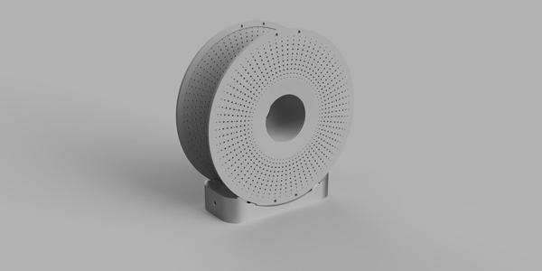 Spool Holder with Filament Guide
