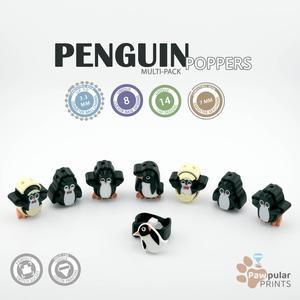 Penguin Poppers Multi-Pack - Fidget Keychain [Private Use Only]🐧